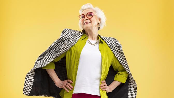 sebejistota
starší dáma