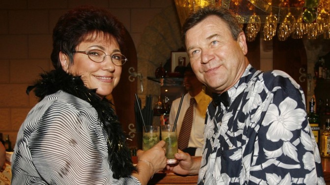 Václav Postránecký s manželkou