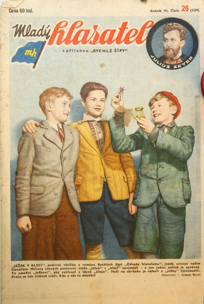 Rychlé šípy se poprvé objevily 17. prosince 1938 na zadní straně časopisu Mladý hlasatel.