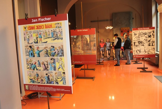 Výstava věnována Rychlým šípům (2010).