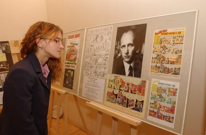 Výstava věnována Rychlým šípům (2003).