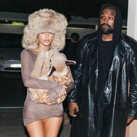 Raper Kanye West s partnerkou Biancou.