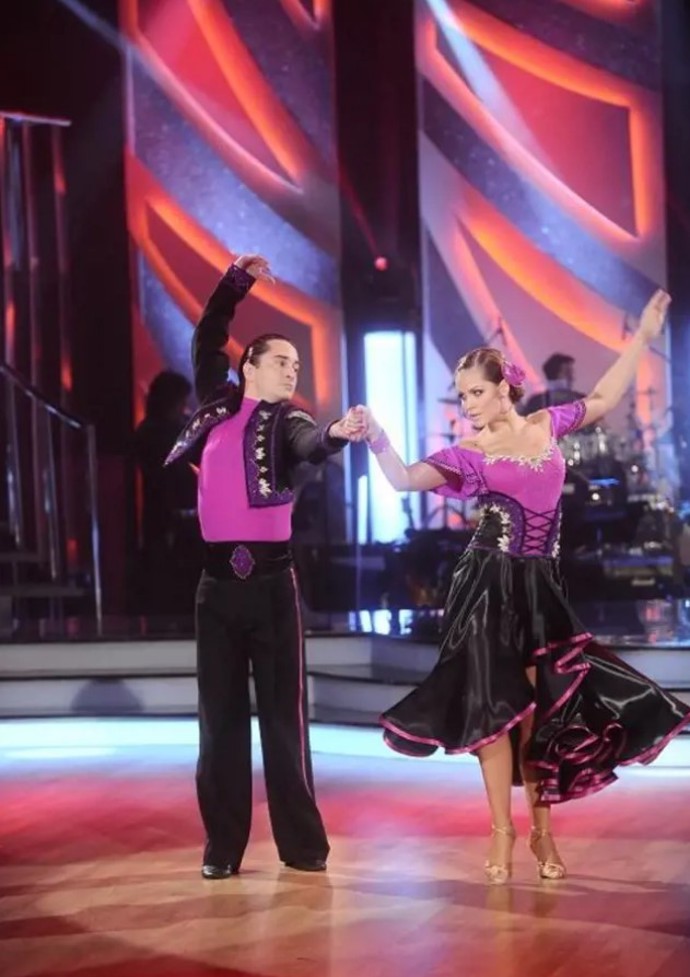 Saša Rašilov a Karolína Majerníková při paso doble.
