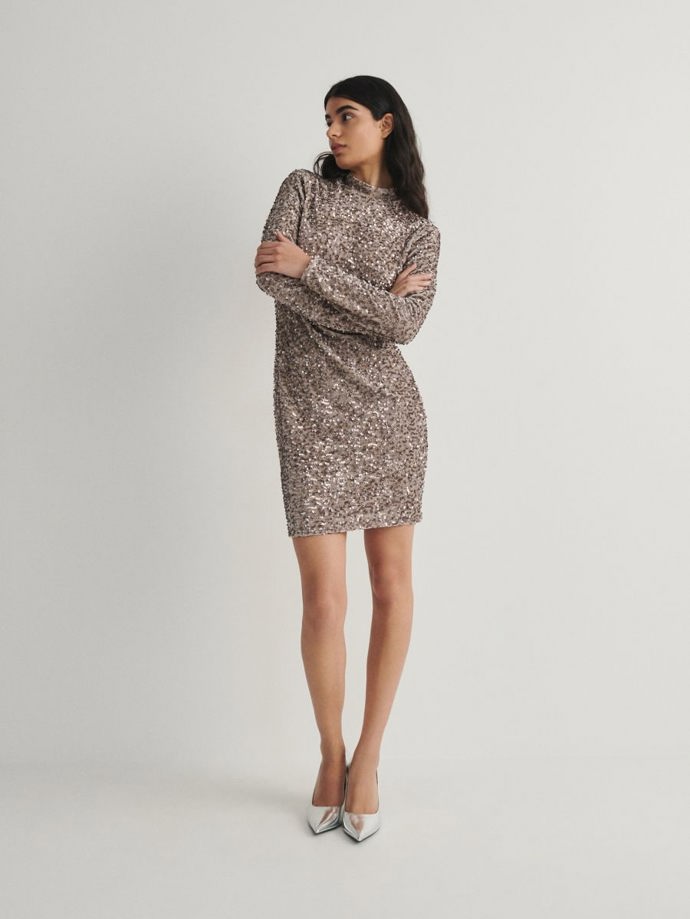 Minišaty s dlouhými rukávy, Reserved, 799 Kč