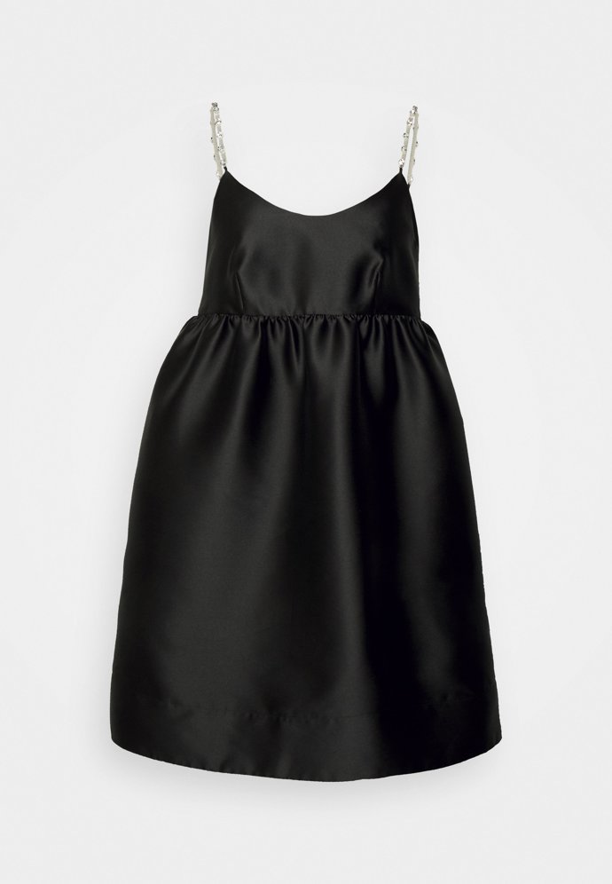 Nabírané minišaty se štrasovými ramínky, Sandro, 4 799 Kč