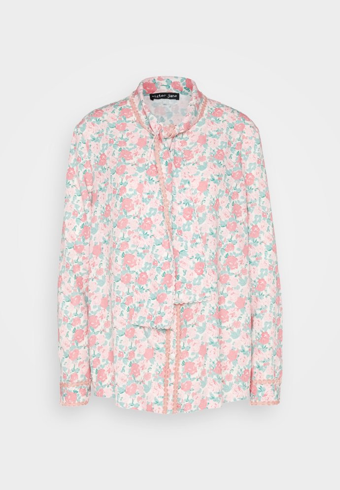 Vzorovaná popelínová blůza s ozdobnými lemy, Sister Jane, 2 150 Kč.