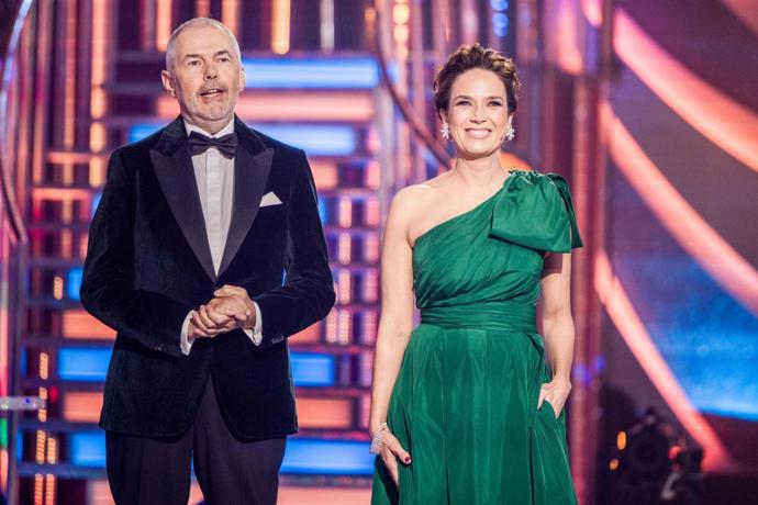 Tereza Kostková v elegantním zvlněném drdolku.
