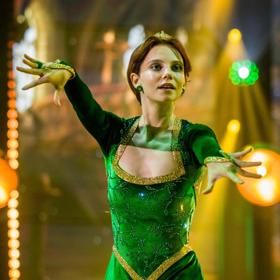 Darija Pavlovičová v kostýmu Fiony. StarDance 2023.