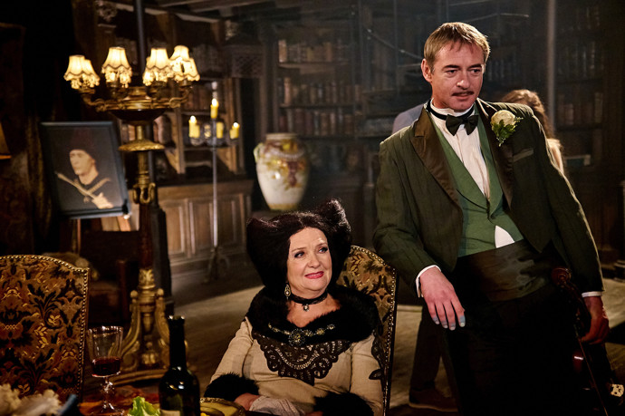 Také Jiří Dvořák si zahrál vodníka. 