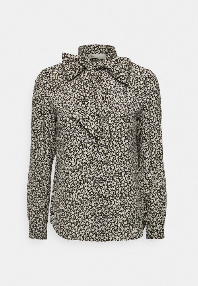 Halenka s květinovým vzorem a výraznou mašlí, Tory Burch, 12 570 Kč.