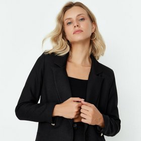 Černé dvouřadé sako, Trendyol, 1 390 Kč