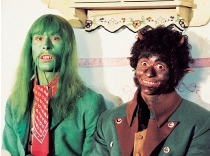 Jakub Zindulka je v pohádce Princezna ze mlejna kompletně nabarvený na zeleno.