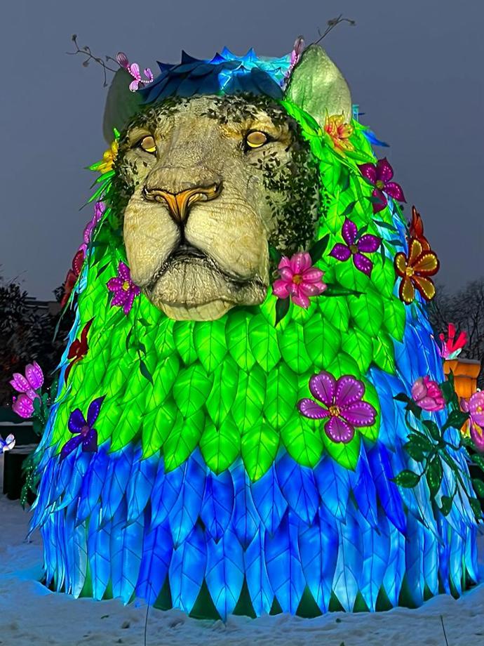 Santova vesnička v rámci Winter Wonderlandu v pražských Letňanech.