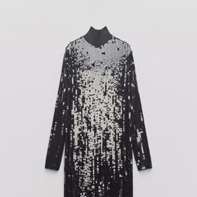 Dlouhé šaty se stojáčkem, Zara, 2 799 Kč