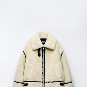 Pilotská bunda "naruby", Zara, 2 299 Kč