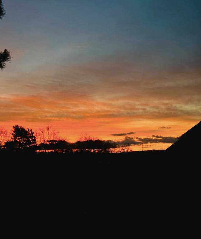 Poslední dobou Anička ráda sdílí na sociálních sítích východy slunce.