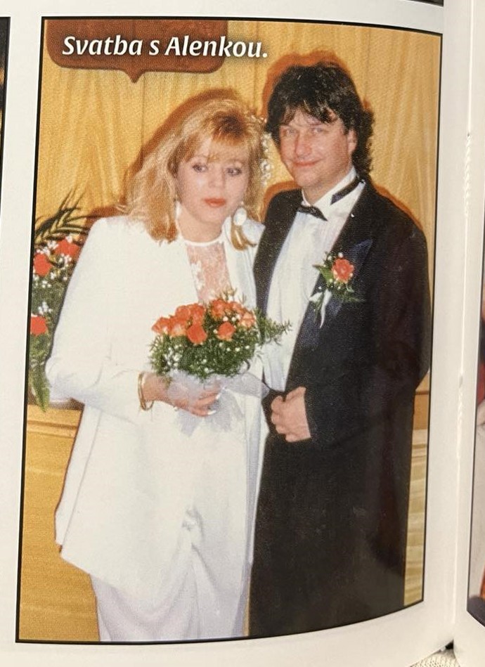 Stanislav Hložek se svou druhou ženou Alenou.
