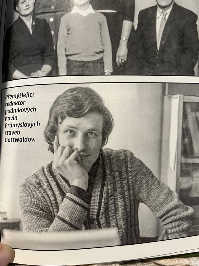 Stanislav Hložek ve svém dospívání.