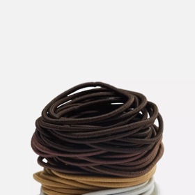 Pro tento účes je nutné mít jemnou gumičku v barvě vašich vlasů, aby byla co nejvíce nenápadná. 60 tenkých gumiček do vlasů, Primark, 40 Kč