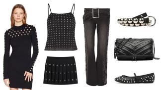 Trendy návrat sezony: Cvočky jen pro rebelky? Ne! V roce 2024 míří z punkového stylu do elegance