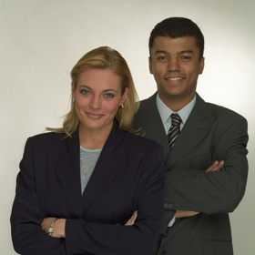 Lucie Borhyová a Rey Koranteng na fotografii z roku 2000.