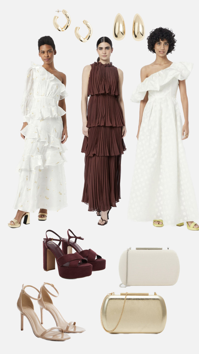 Extravagantní šaty na ples. Styling s doplňky připravila Nikola Marková.