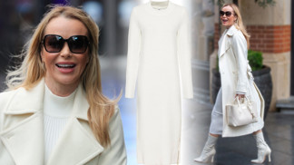 Outfit pro ženy 50+: Nebojte se bílé, takhle stylově ji v zimě nosí Amanda Holden