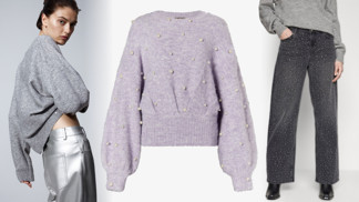Blyštivé kousky, které potřebujete mít v šatníku: Pofrčí džíny, svetříky, šaty i doplňky se třpytivými kamínky a štrasem