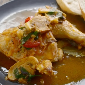 Lahodné kuře Marengo.