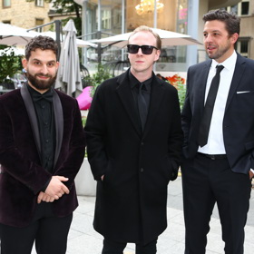 Štěpán Kozub se svými kumpány z uskupení Tři tygři. 