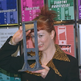 Bára Štěpánová byla hvězdou show Gilotina.