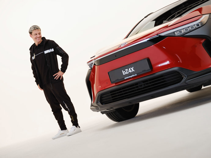 Maxim Habanec je hrdým členek Teamu Toyota, který se stará o sportovce na letních olympijských hrách.