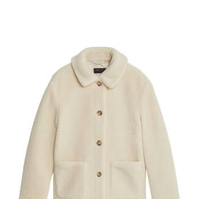 Košilová bunda z umělé kožešiny, Marks & Spencer, 2 299 Kč