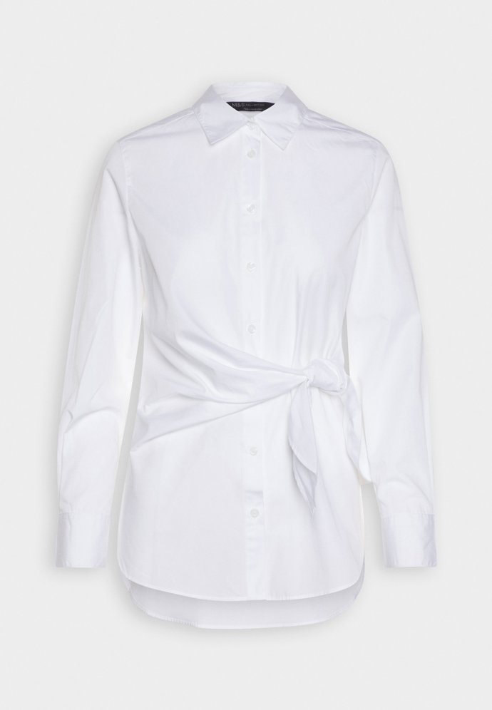 košile s přinechanou vázačkou v pase, Marks&Spencer, 750 Kč