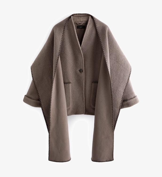 Úpletový kabátek s šálou, Next, 3 450 Kč