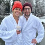 Oštěpařka Nikola Ogrodníková a hokejista Petr Vrána dnes tvoří spokojený pár.