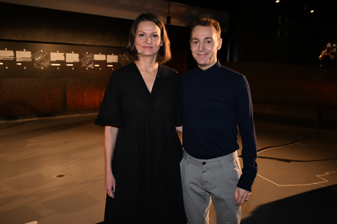 Michal Kern teď s kolegyní, herečkou Klárou Melíškovou, vyhlásil letošní nominace na Českého lva.