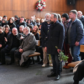 Přátelé a kolegové se přišli naposledy rozloučit s Norbertem Lichým.