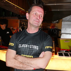 Jaromír Soukup na tiskové konferenci Clash of the Stars.