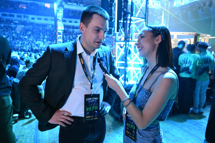 Andrej na galavečeru Clash of the Stars.