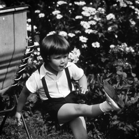 Čtyřletý dánský korunní princ Frederik v létě 1972.