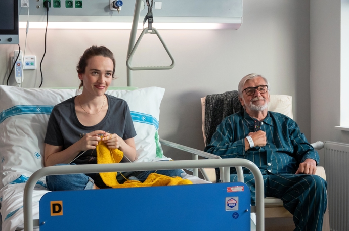 Alžběta Malá si v seriálu užila hodně společných scén s Jiřím Bartoškou.