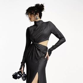 Šaty s uzlem v pase, ASOS, 85 euro