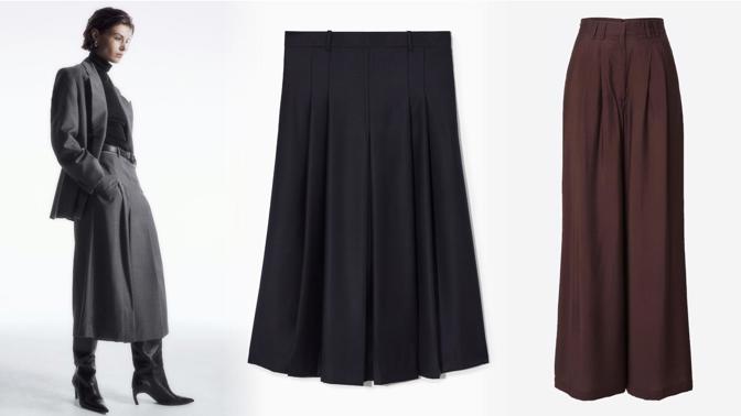 15 trendy kalhotových sukní: Prozradíme, jaký kabát či boty k nim nosit