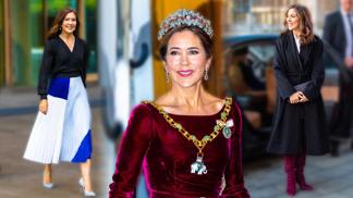 Nové dánské královně Mary přezdívají Kate z Kodaně: Miluje kalhotové kostýmky a jedny dokonalé sametové šaty