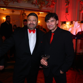 Zdeněk Podhůrský na Playboy párty.