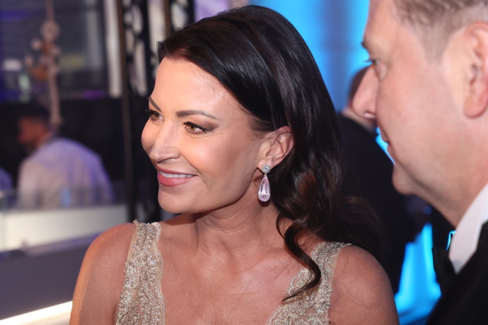 Gabriela Partyšová vsadila také na výrazné šperky.