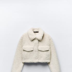 Zkrácená košilová bunda, Zara, 1 199 Kč