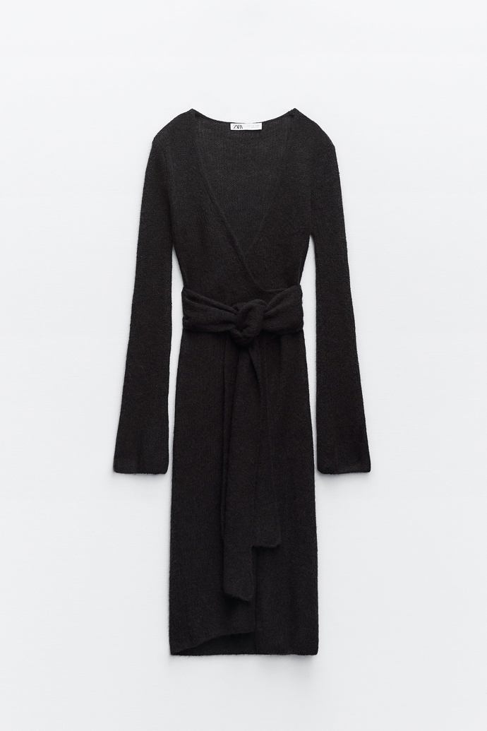 Zavinovací kardigan s uzlem, Zara, po slevě 599 Kč