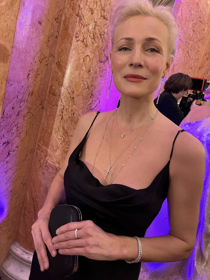 Modelka Martina Šmuková vynesla jemné diamanty. 